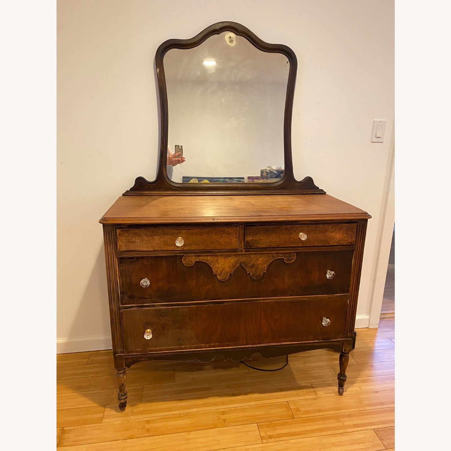 Vintage/Antique Finds Wood Dresser - image-2