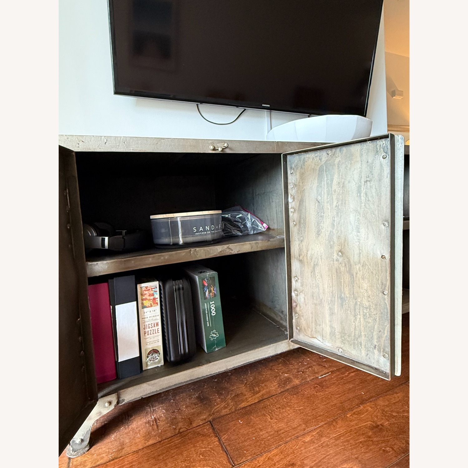 Restoration Hardware Industrial Tool Chest 4-Door Media Console - image-6