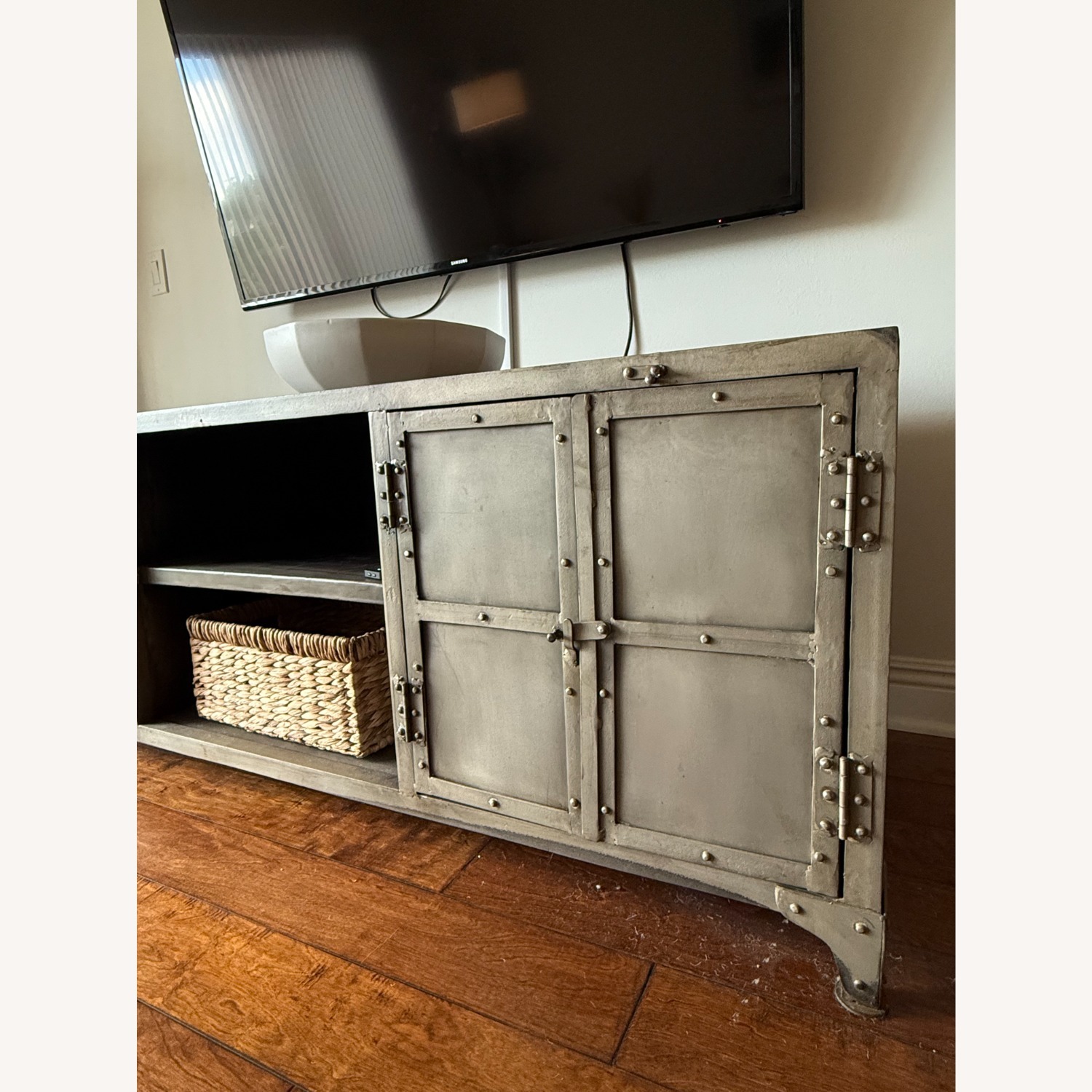 Restoration Hardware Industrial Tool Chest 4-Door Media Console - image-7