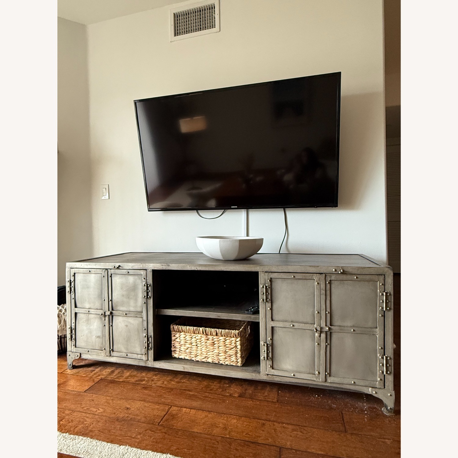 Restoration Hardware Industrial Tool Chest 4-Door Media Console - image-1