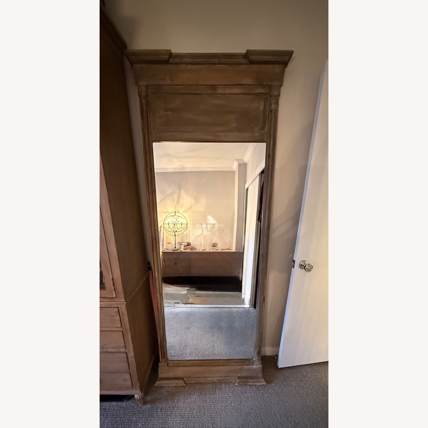 Restoration Hardware Traumeau Wood Floor Mirror - image-2