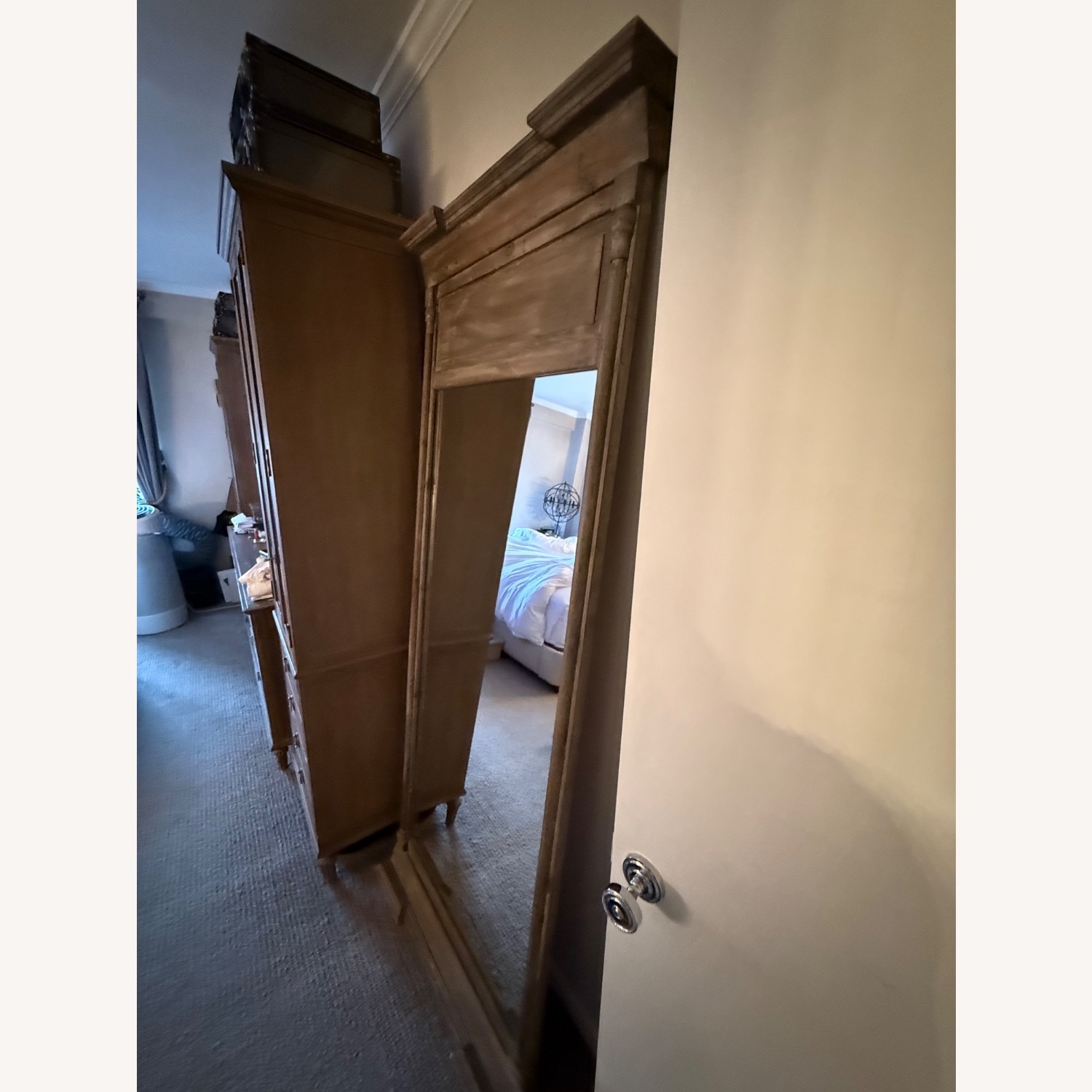 Restoration Hardware Traumeau Wood Floor Mirror - image-3