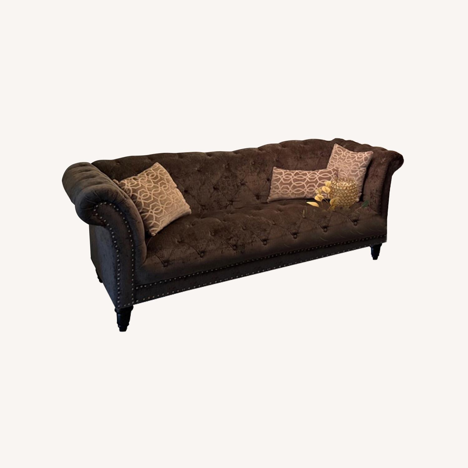 Dark Gray 3+ Seater Sofa - image-0