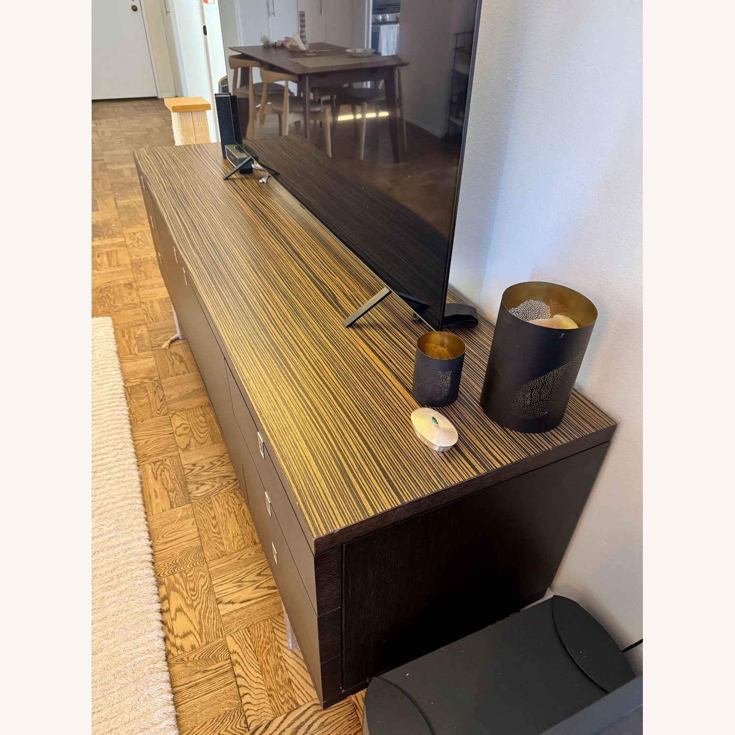 Potocco Dark Brown Wood Sideboard - image-2