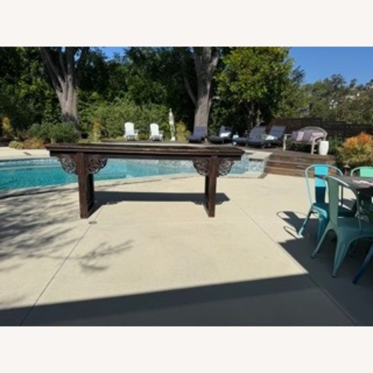 Vintage/Antique Chinese Console Table - image-1