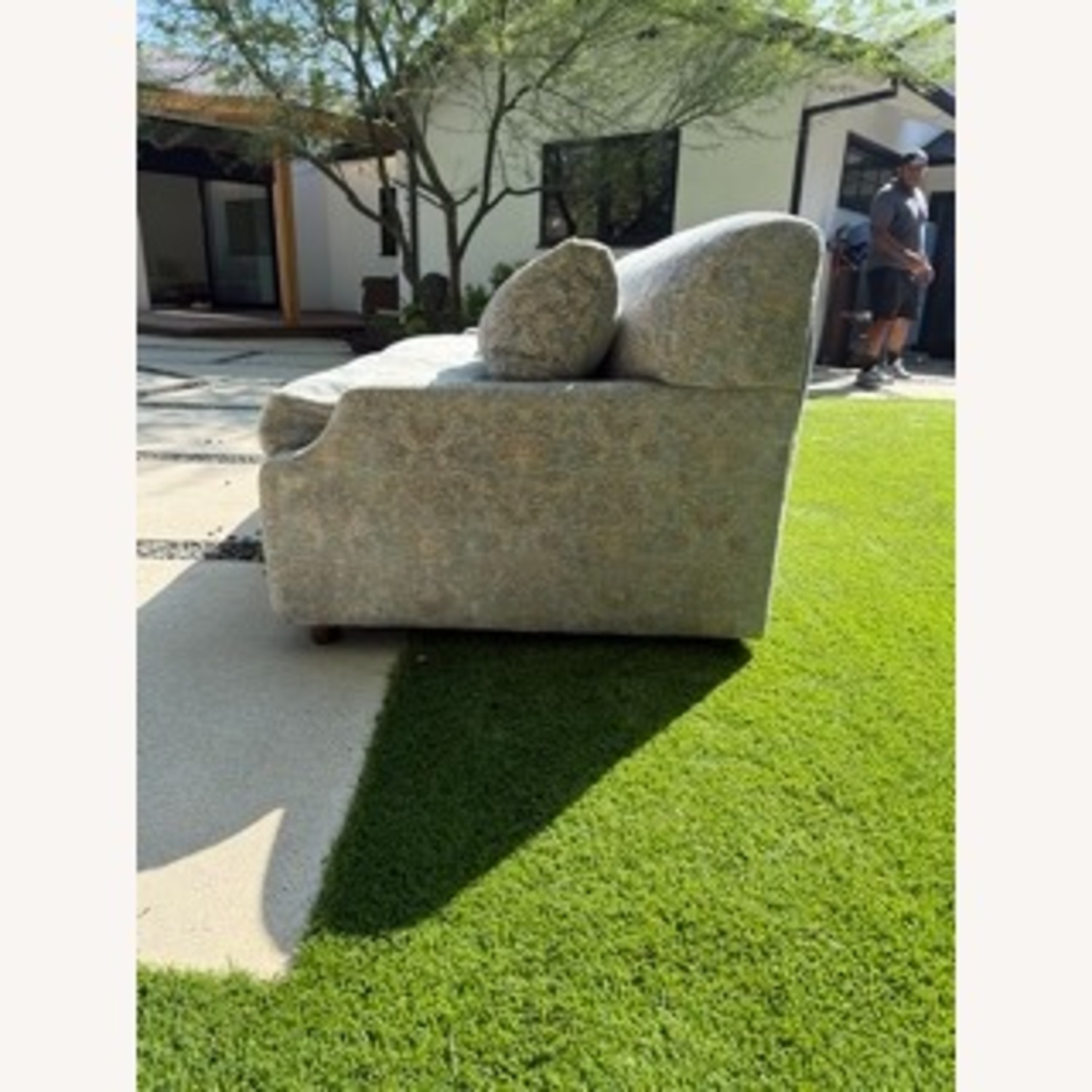 CISCO Brothers Club Style Gray/Cream Sleeper Sofa - image-6