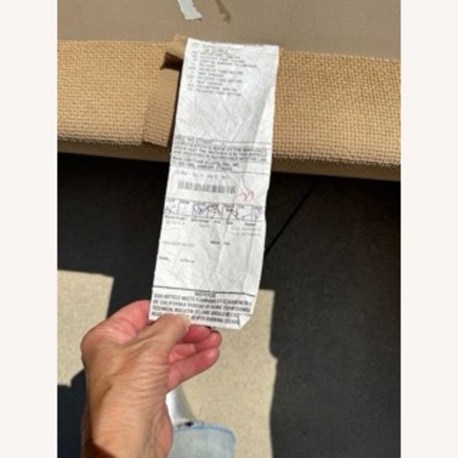 Ethan Allen Bennett 3 Seat Sofa and Ottoman - image-2