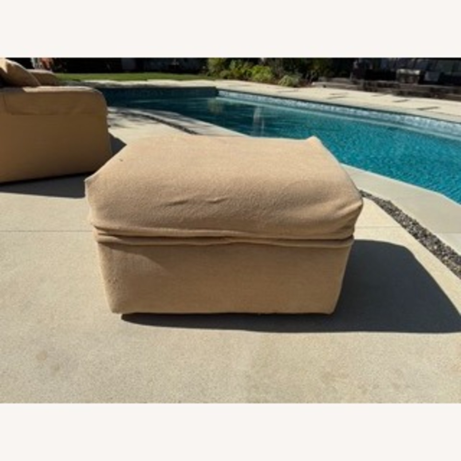 Ethan Allen Bennett 3 Seat Sofa and Ottoman - image-9