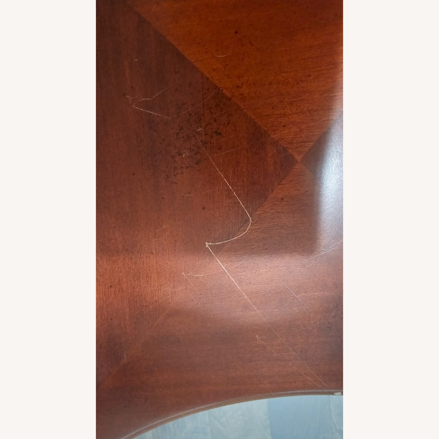 Table 18x24.25" - 1 Shelf - Real Wood Glass - image-6