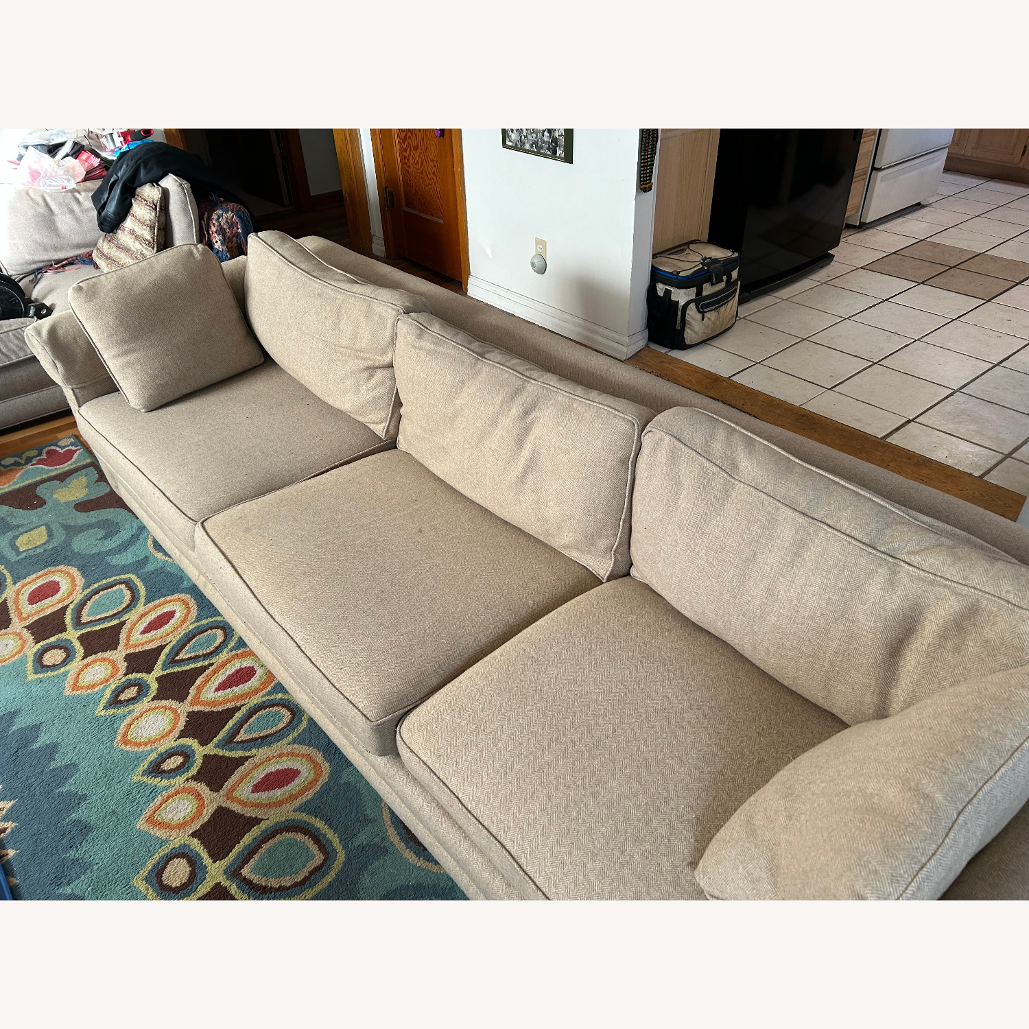 Van Dyver-Witt Cream Sofa - image-3