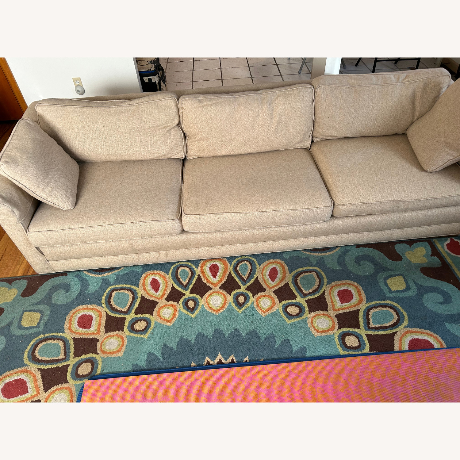 Van Dyver-Witt Cream Sofa - image-2