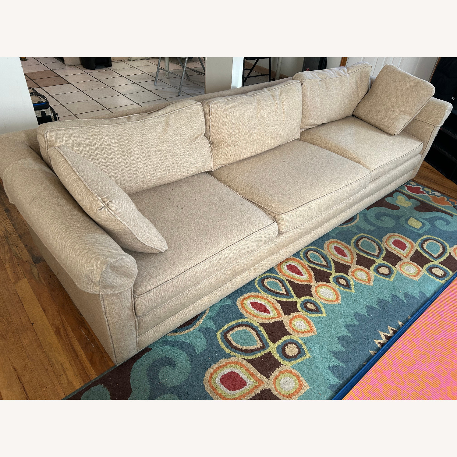 Van Dyver-Witt Cream Sofa - image-1