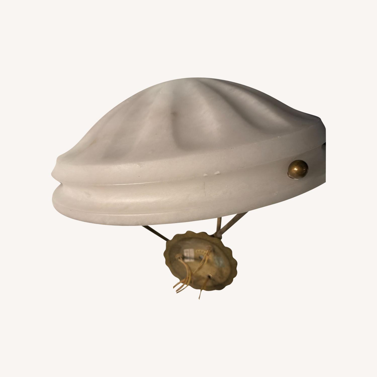 Vintage / Antique White Ceiling Lamp - image-0