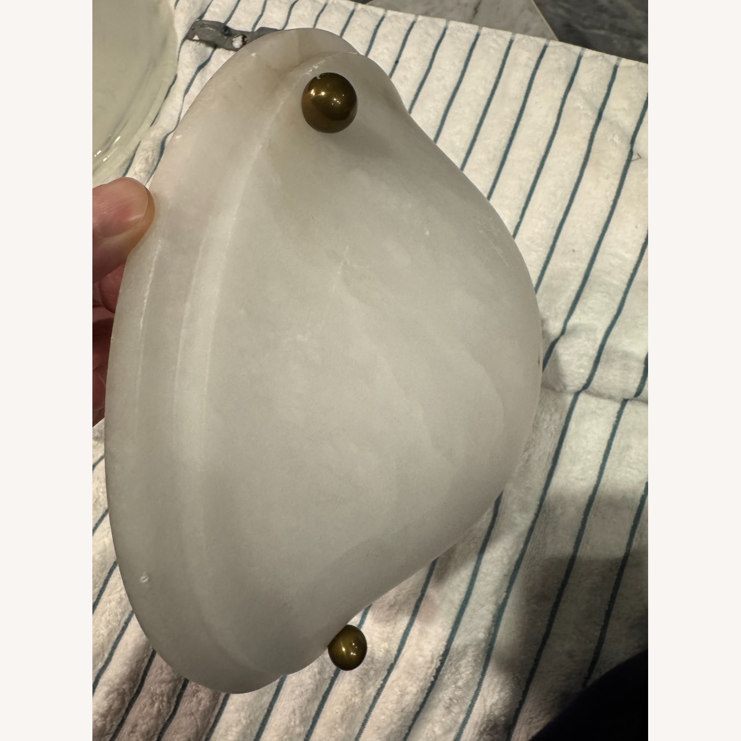 Vintage / Antique White Ceiling Lamp - image-2