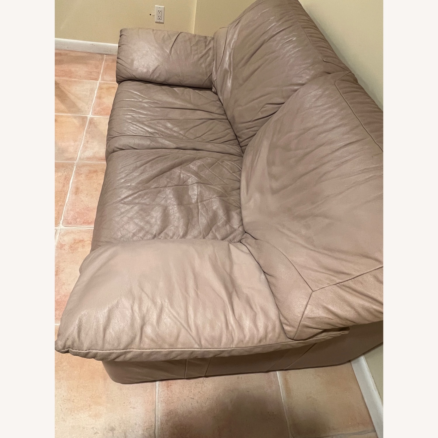 B&B Italia Natural Leather 2 Seater Sofa - image-2