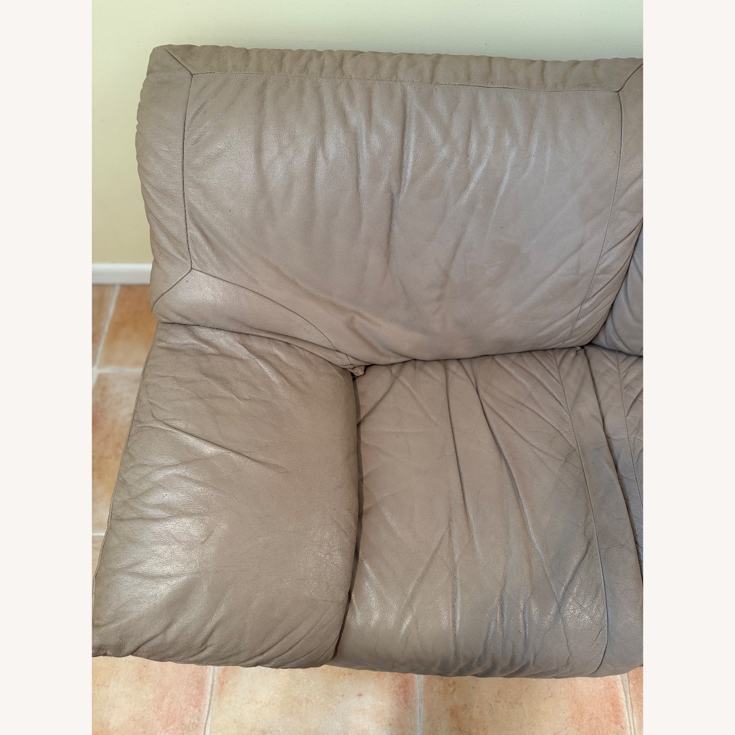 B&B Italia Natural Leather 2 Seater Sofa - image-5