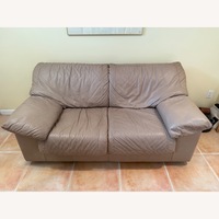B&B Italia Natural Leather 2 Seater Sofa