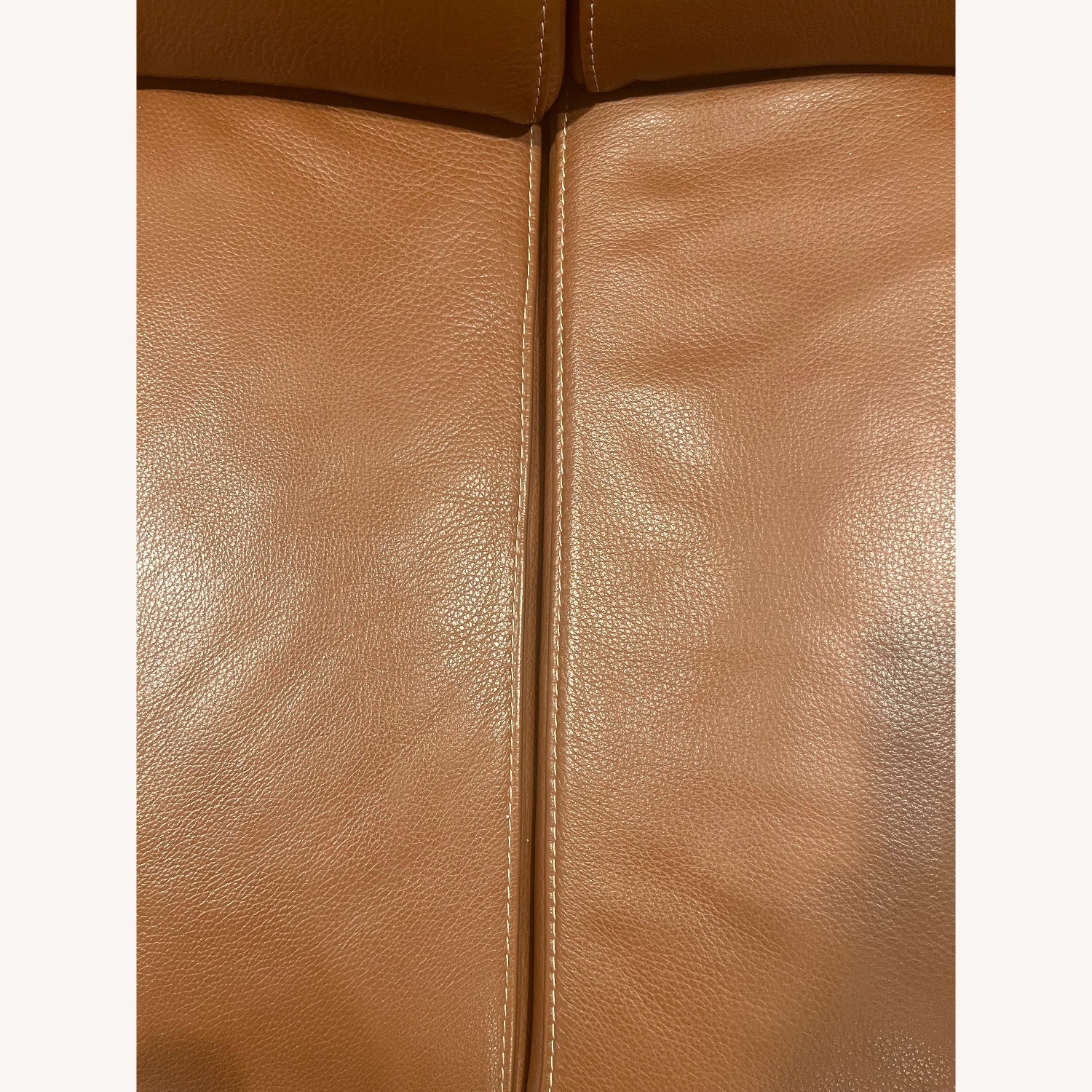 Light Brown Leather 3+ Piece Sectional - image-5
