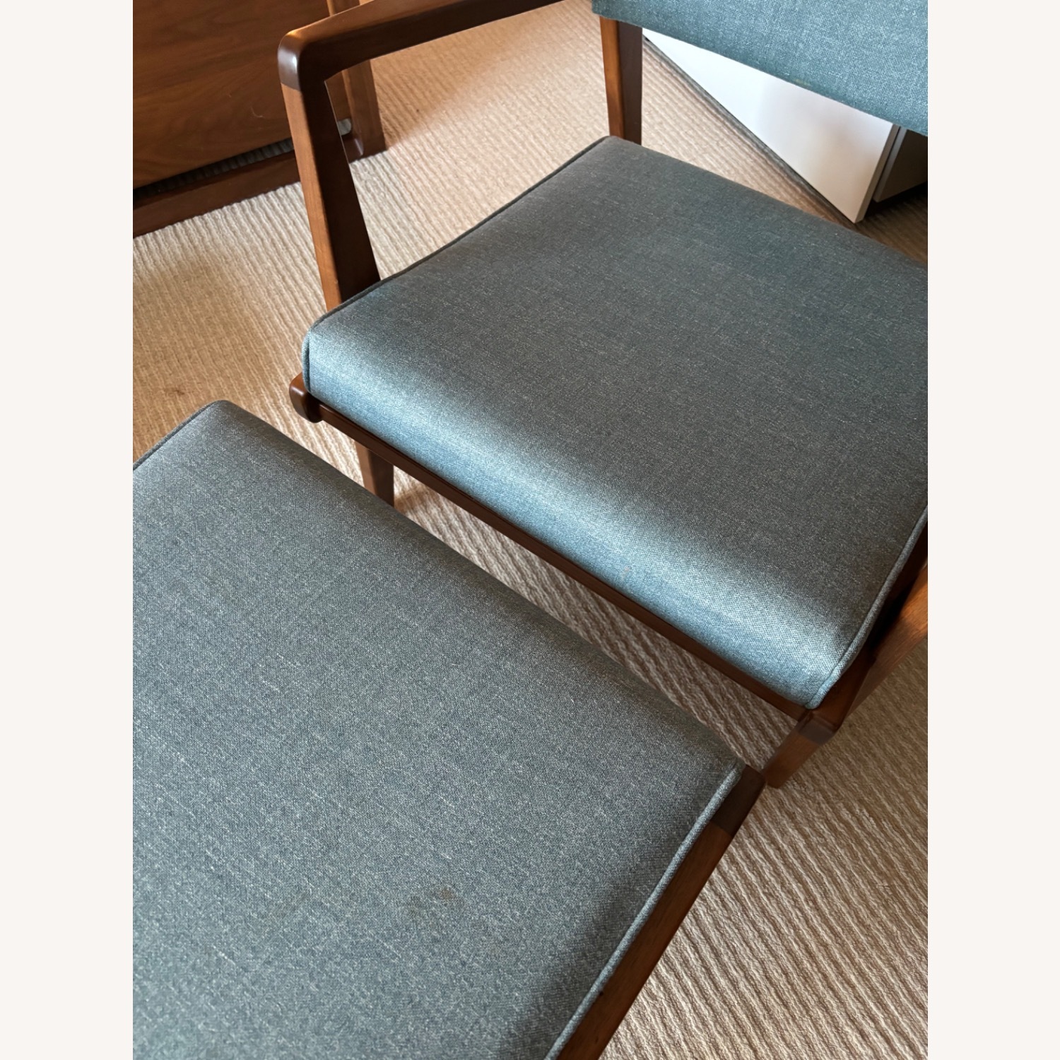 Jens Accent Chair With Ottoman - image-3