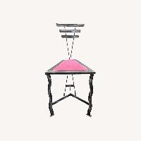 1990s Postmodern Welded Steel Artist Accent Chair