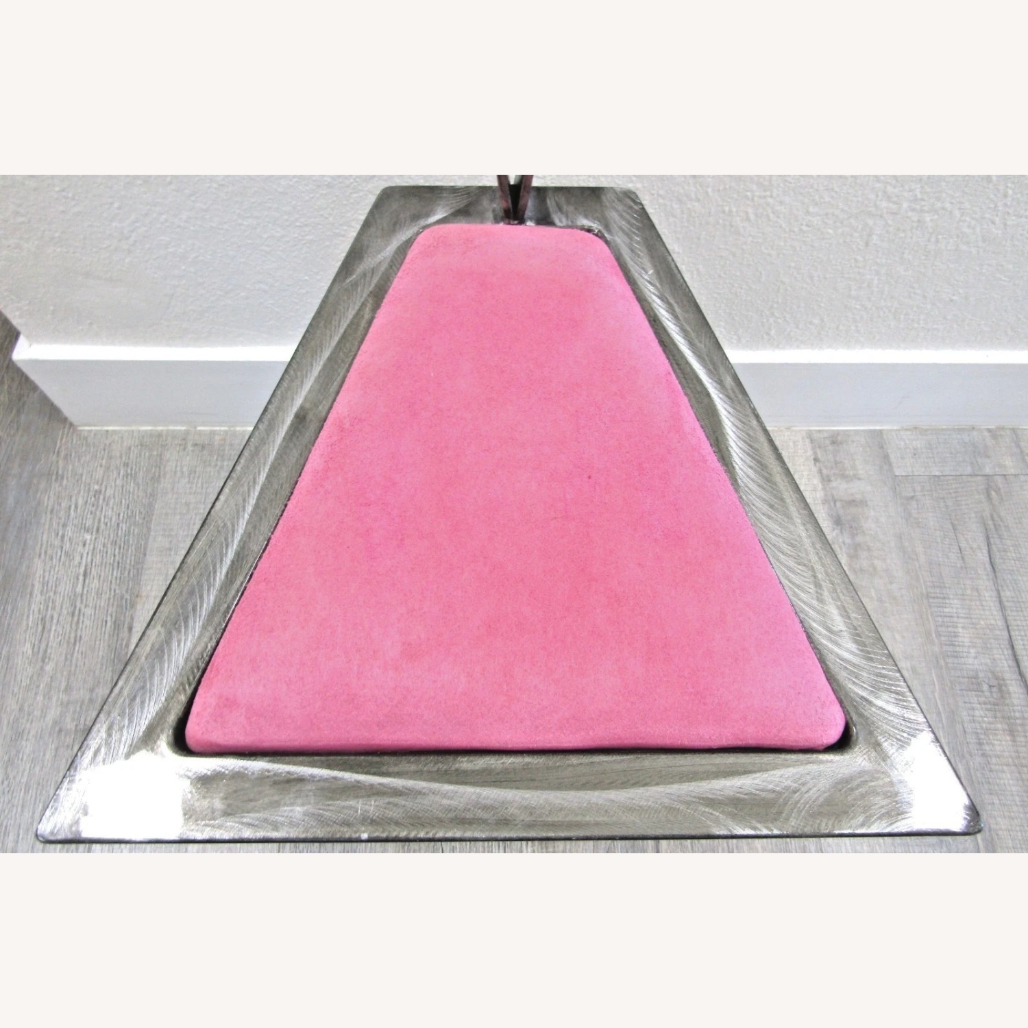 1990s Postmodern Welded Steel Artist Accent Chair - image-7