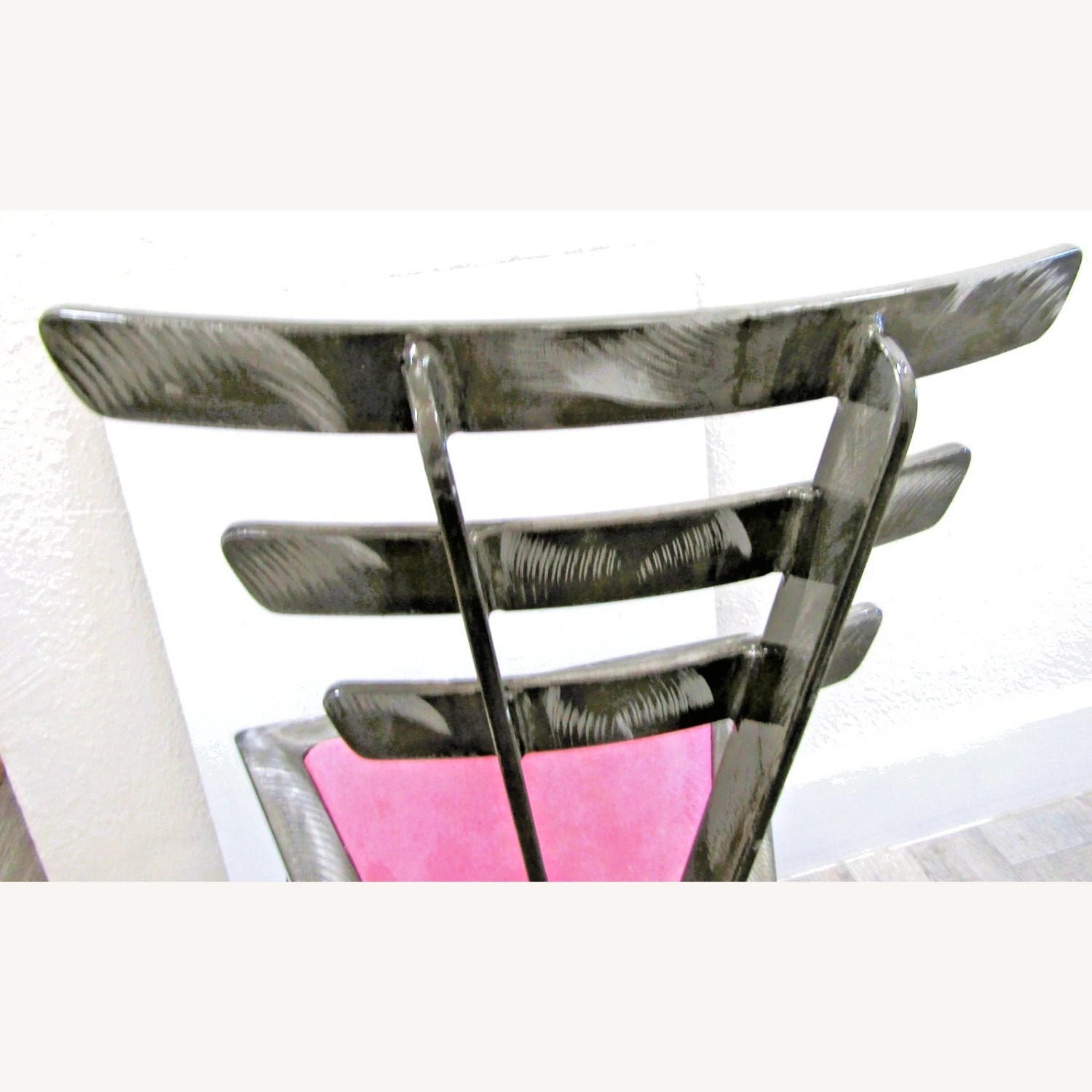 1990s Postmodern Welded Steel Artist Accent Chair - image-13