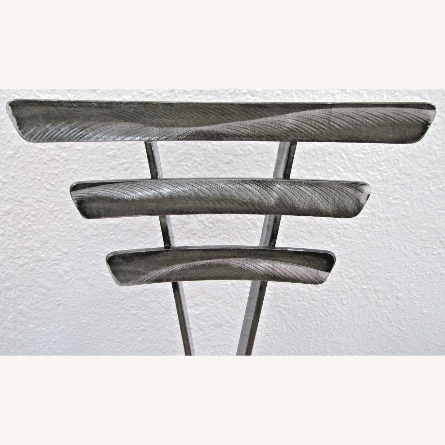1990s Postmodern Welded Steel Artist Accent Chair - image-4