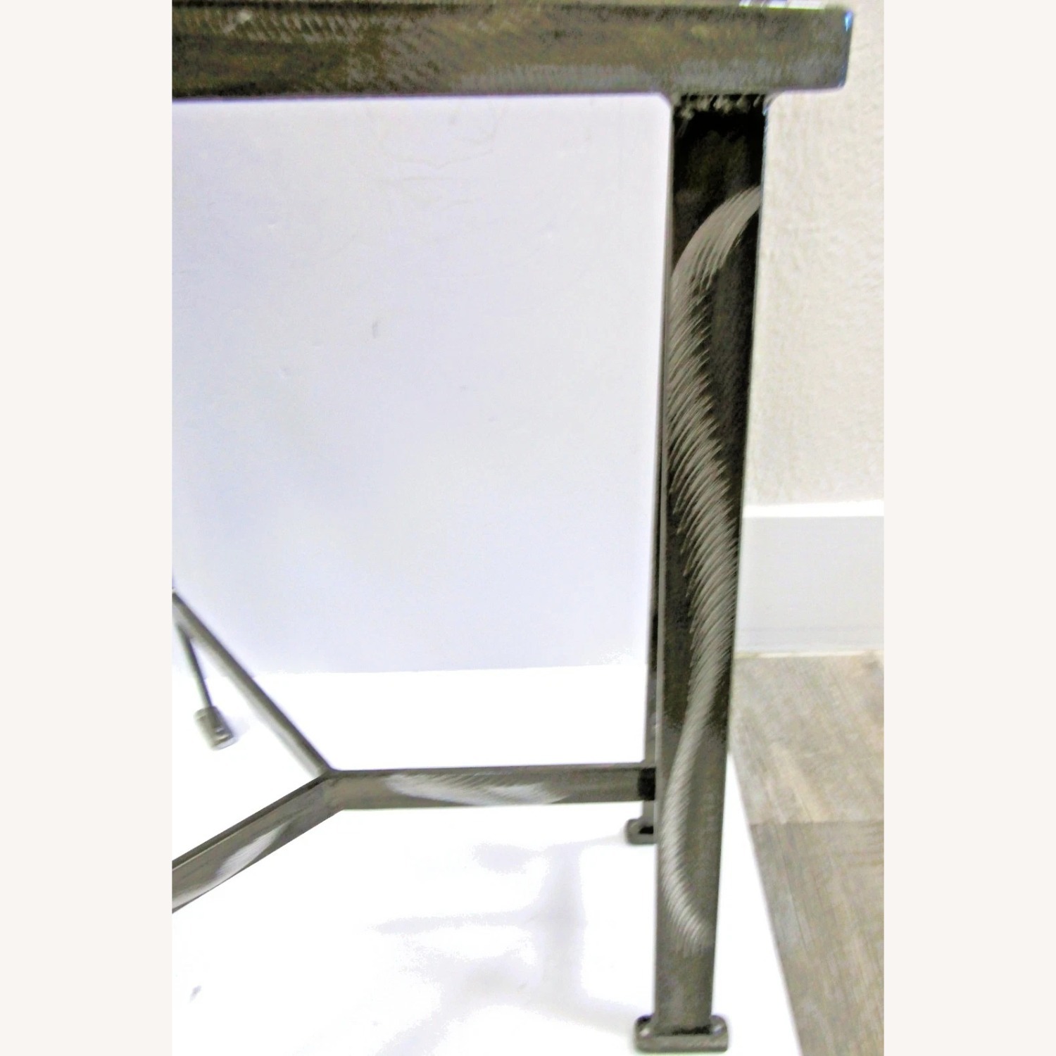 1990s Postmodern Welded Steel Artist Accent Chair - image-15