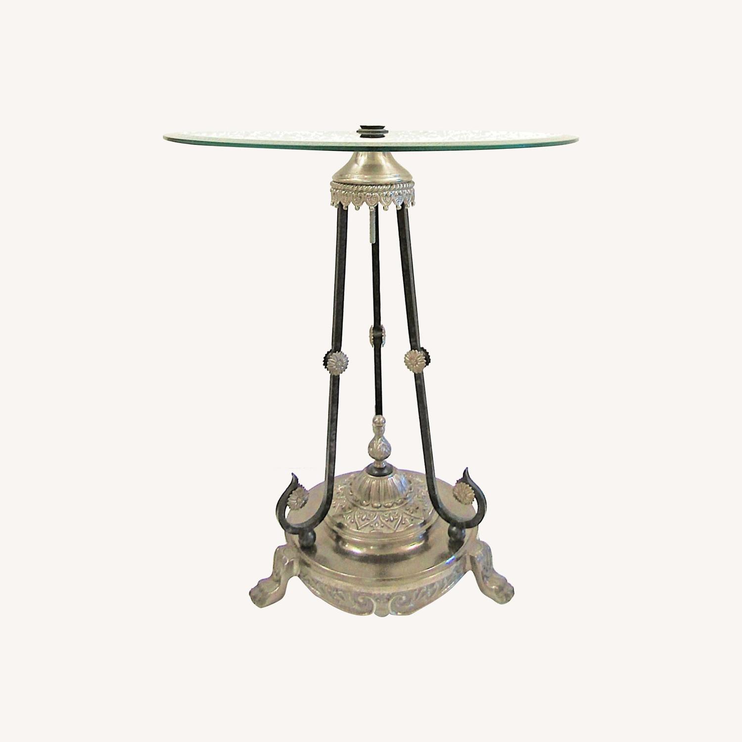 Verdi Gris Neoclassical Italian Gueridons Table - image-0