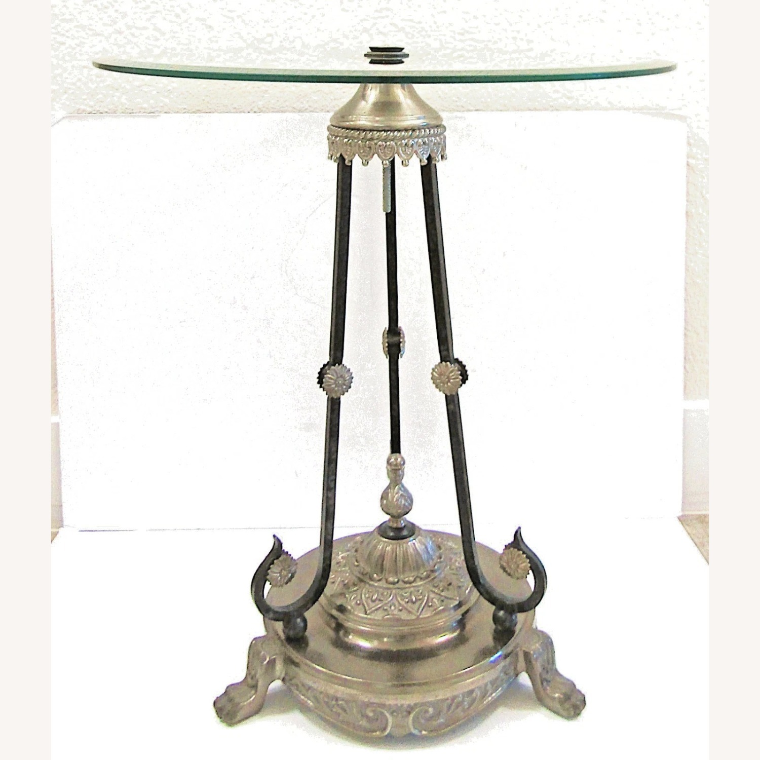 Verdi Gris Neoclassical Italian Gueridons Table - image-1