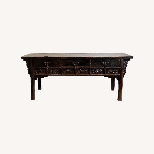 Used Vintage/Antique Wooden Console Table for sale on AptDeco