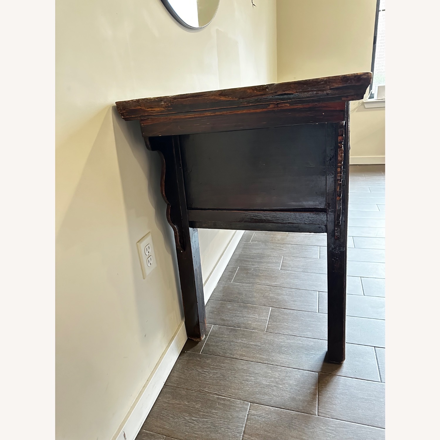 Vintage/Antique Wooden Console Table - image-5