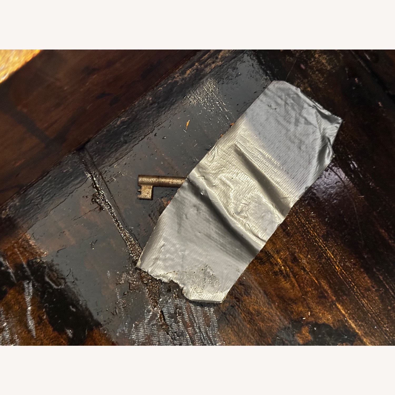 Vintage/Antique Wooden Console Table - image-7