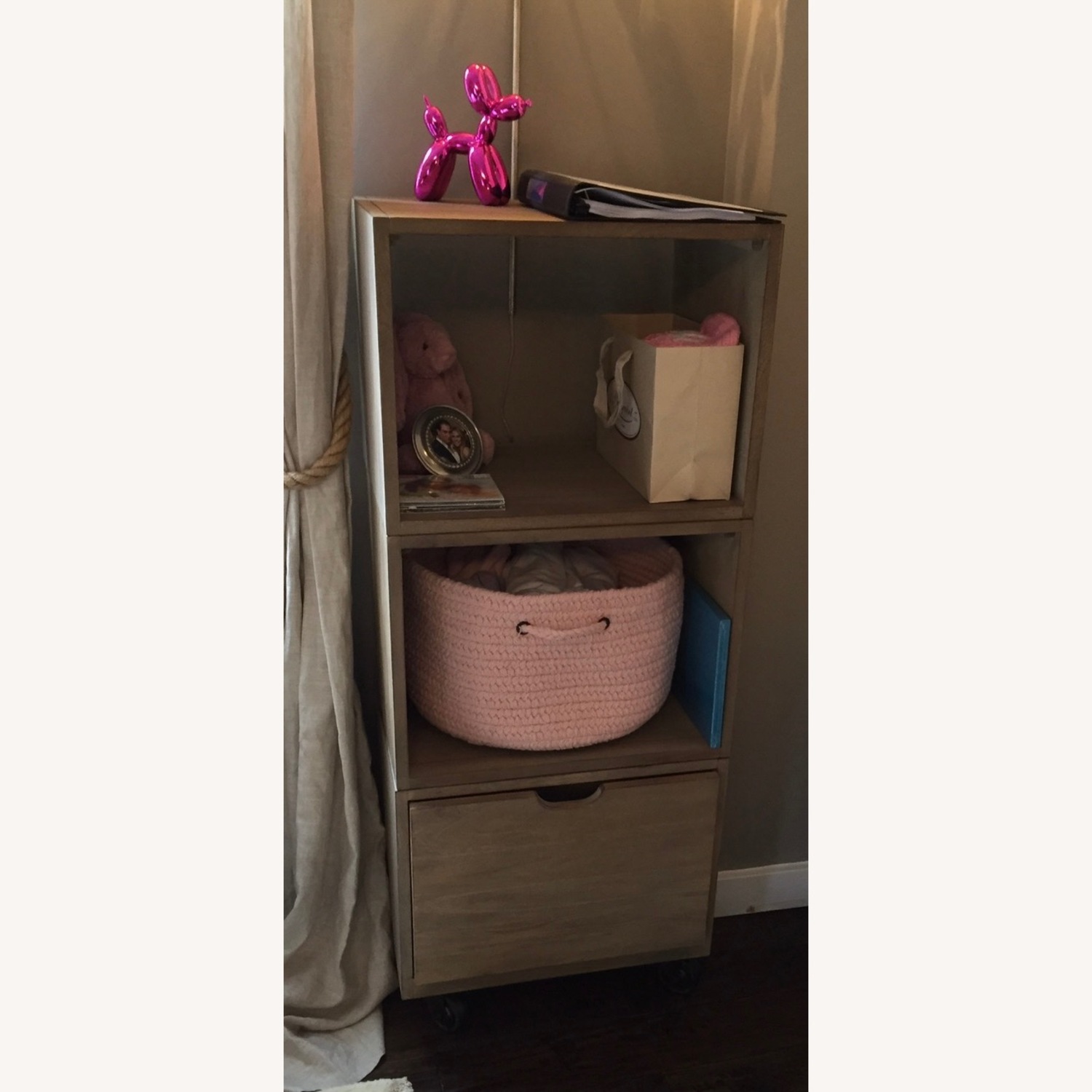 Restoration Hardware Baby & Child Tribeca Rolling Storage - image-1