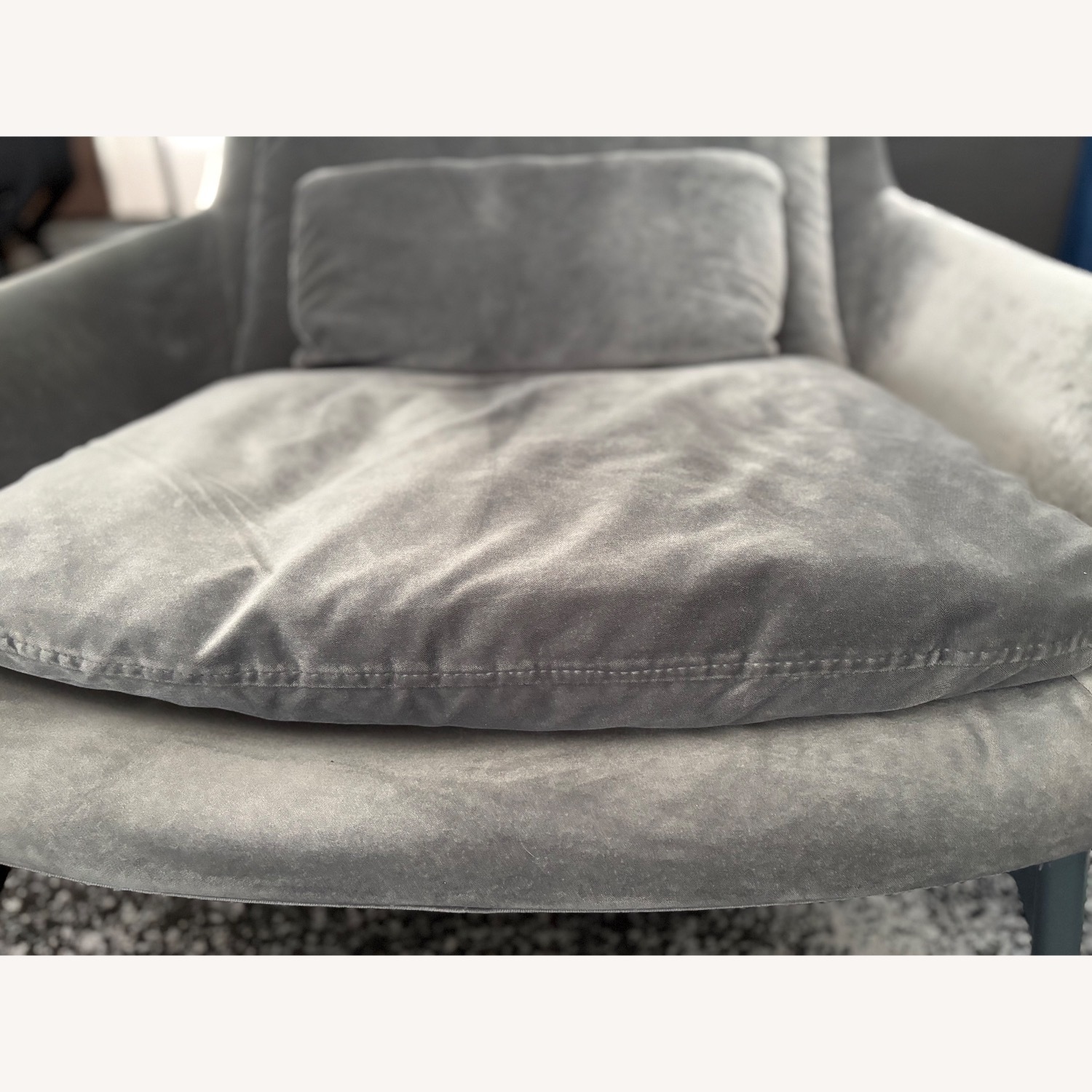 Blu Dot Field Lounge Chair, Storm Velvet - image-4