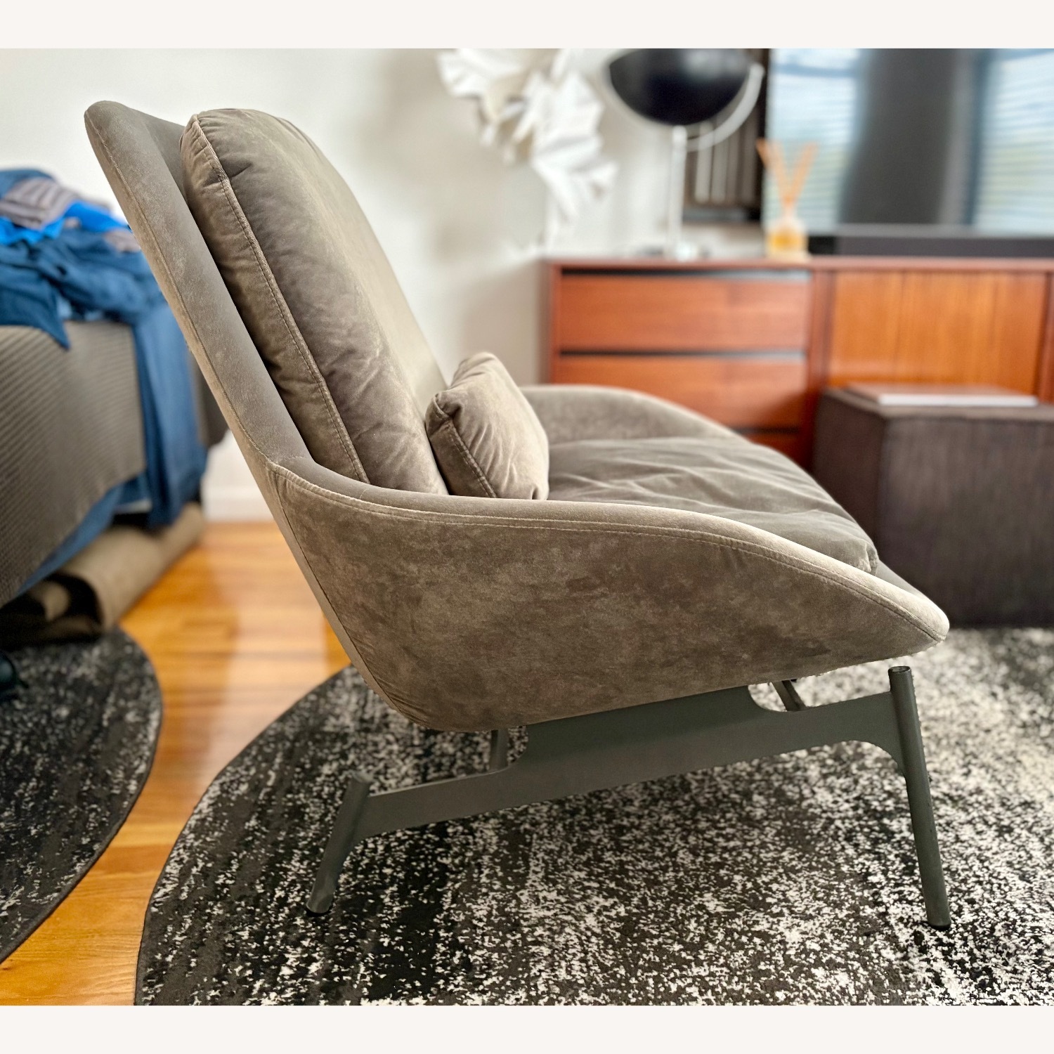 Blu Dot Field Lounge Chair, Storm Velvet - image-3