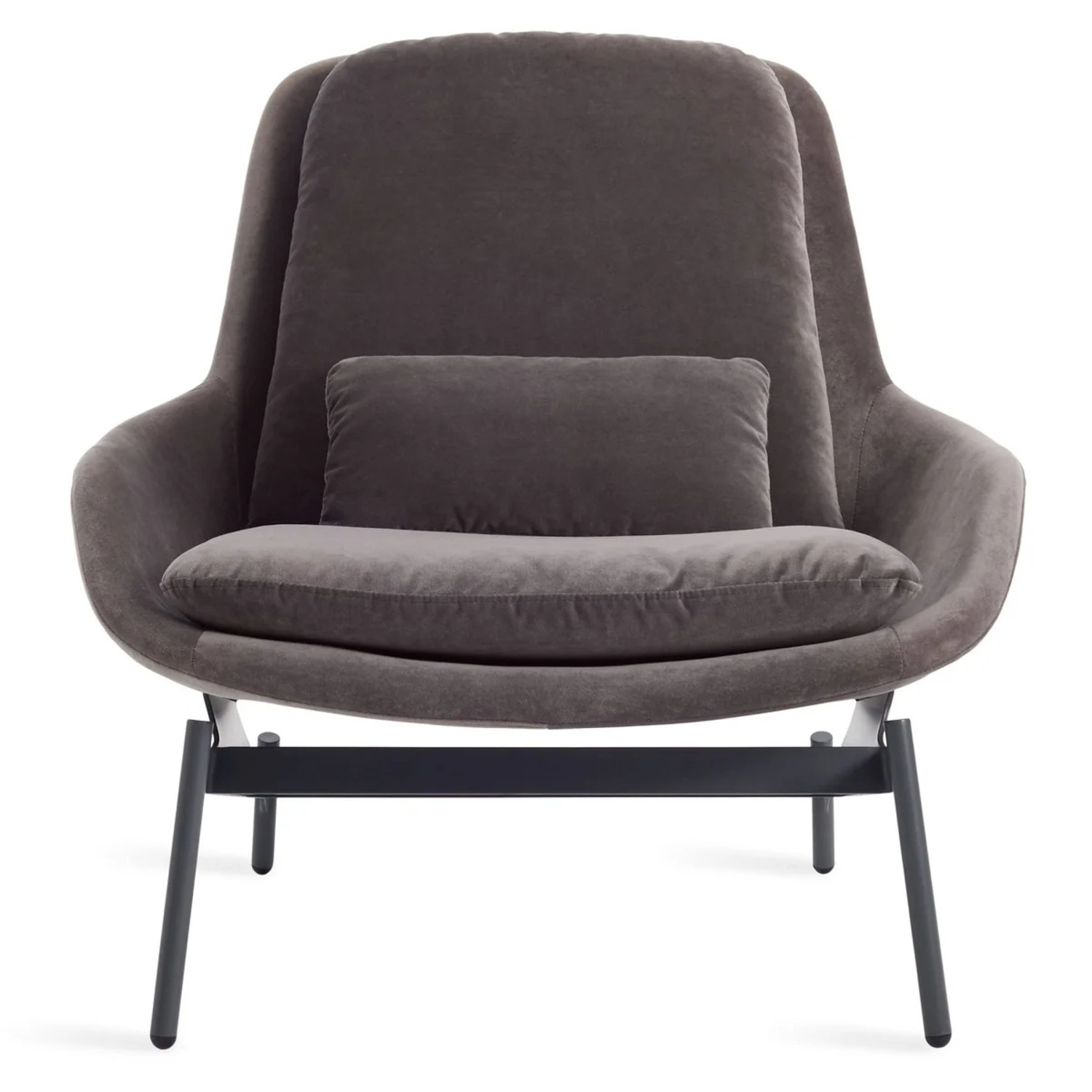 Blu Dot Field Lounge Chair, Storm Velvet - image-7