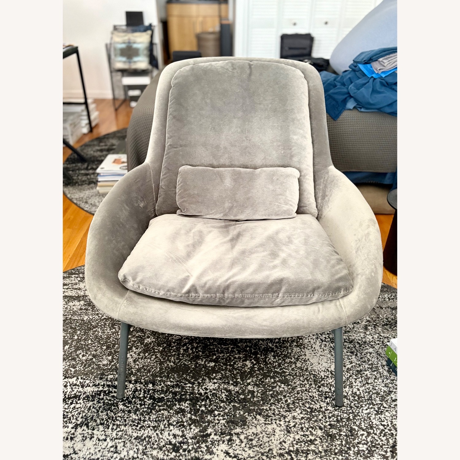 Blu Dot Field Lounge Chair, Storm Velvet - image-2