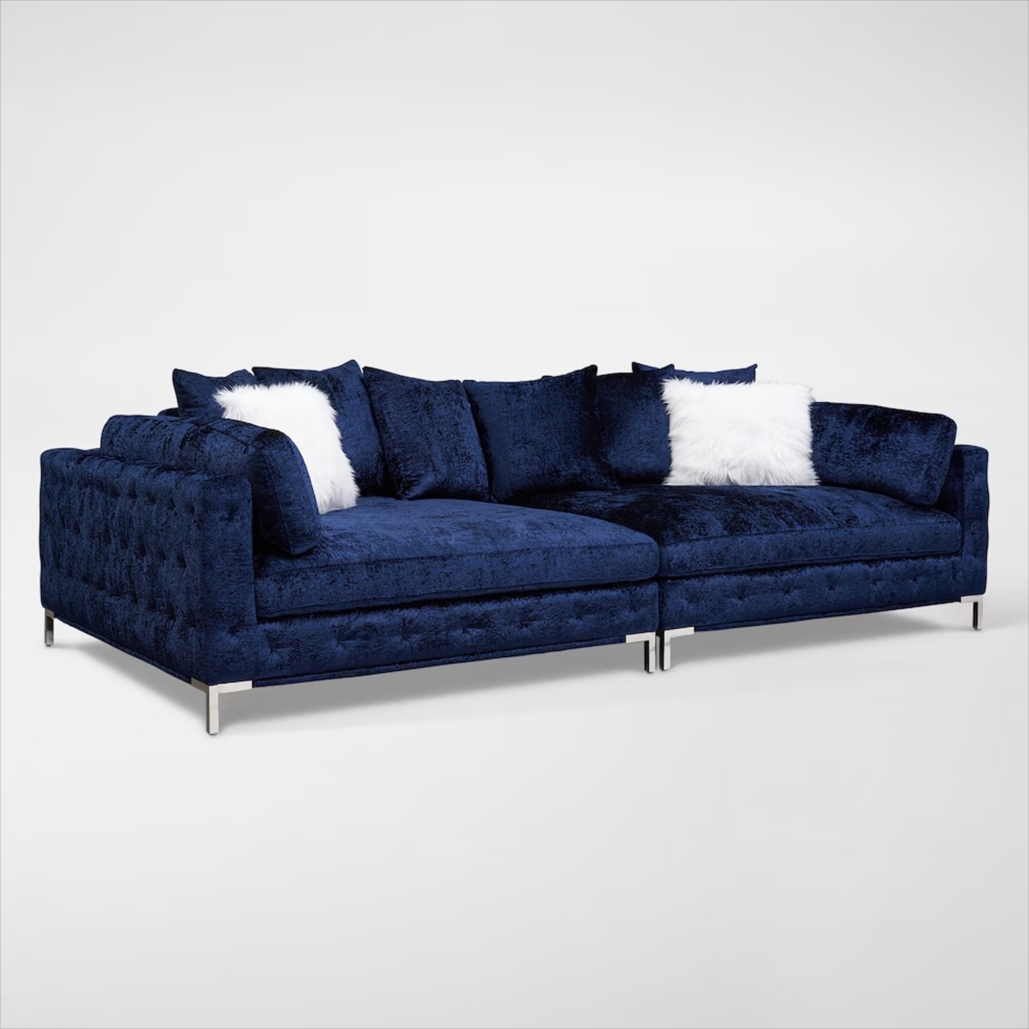 American Signature Furniture 2 Piece Sectional - image-5