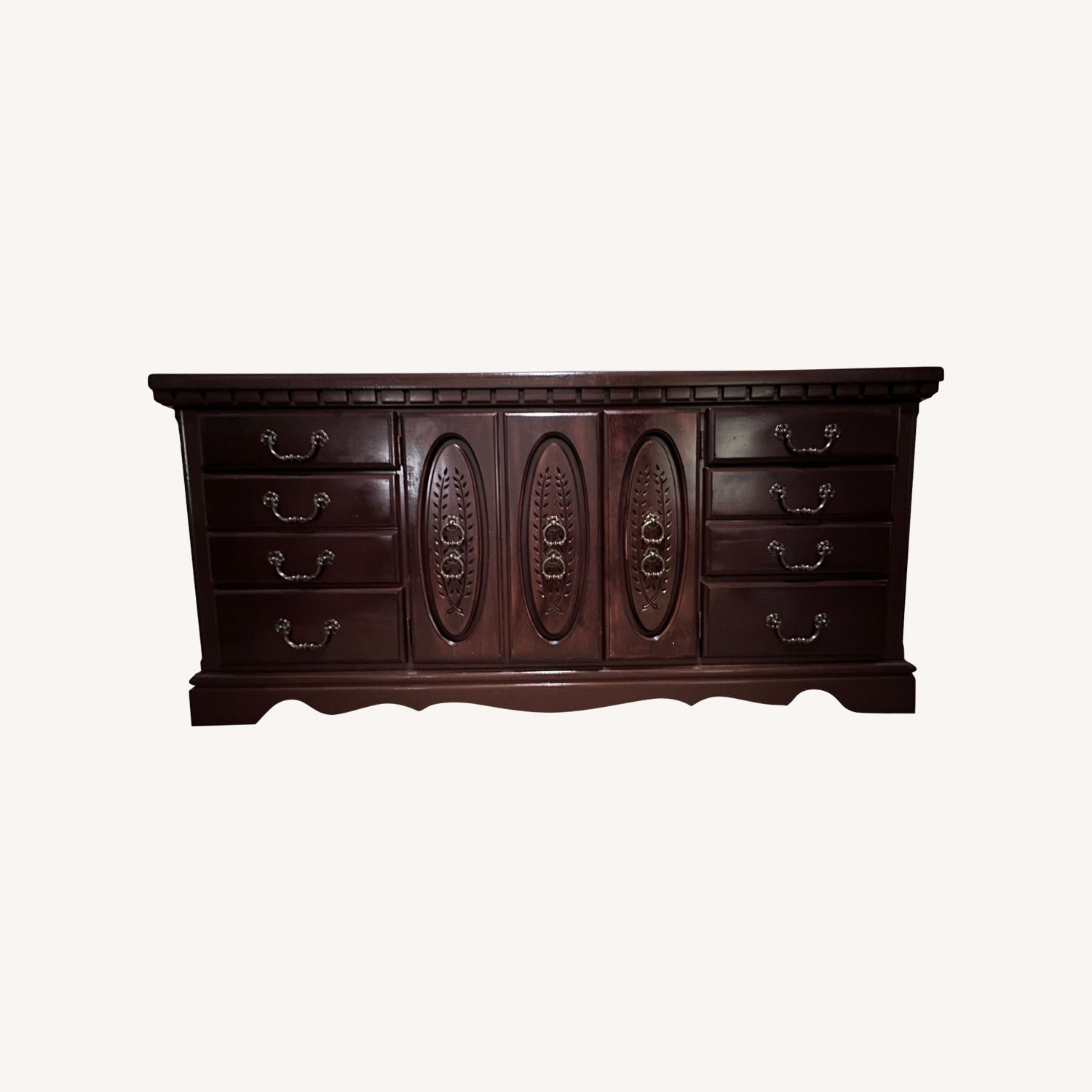 Vintage/Antique Wood Dresser - image-0