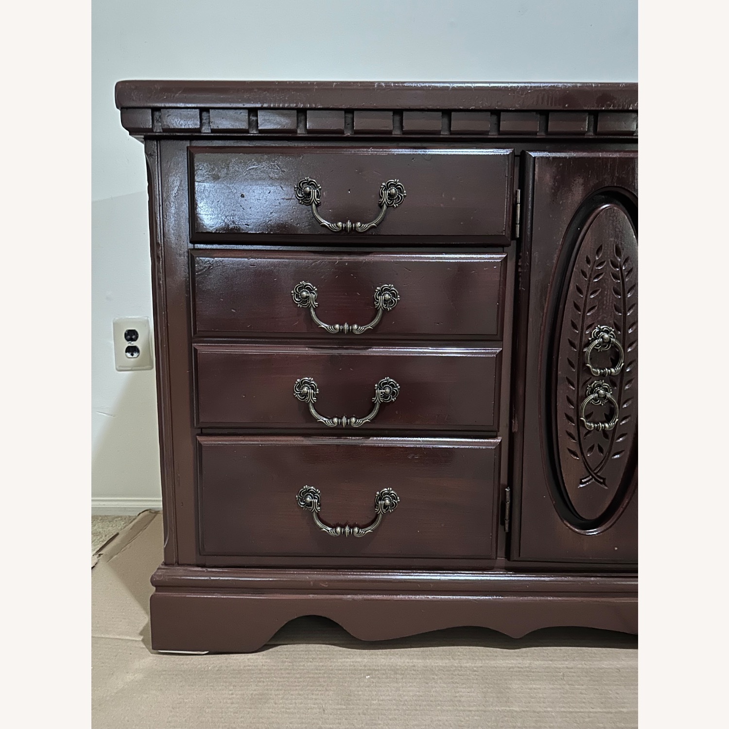 Vintage/Antique Wood Dresser - image-7