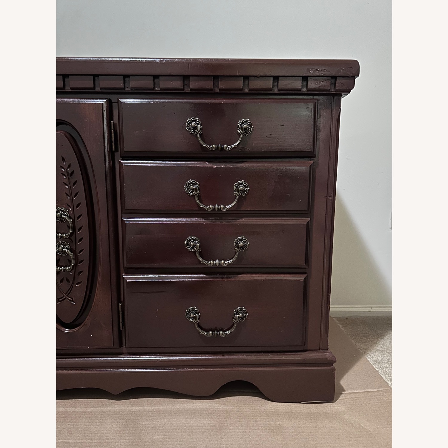 Vintage/Antique Wood Dresser - image-9