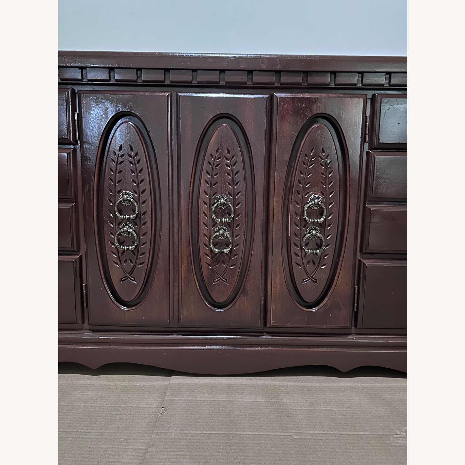 Vintage/Antique Wood Dresser - image-8