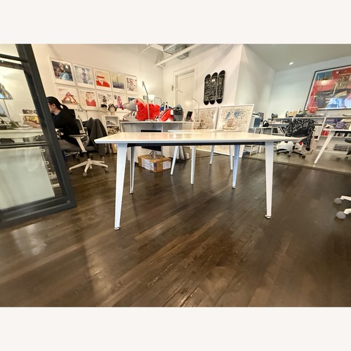 Used Branch Desks White on White for sale on AptDeco