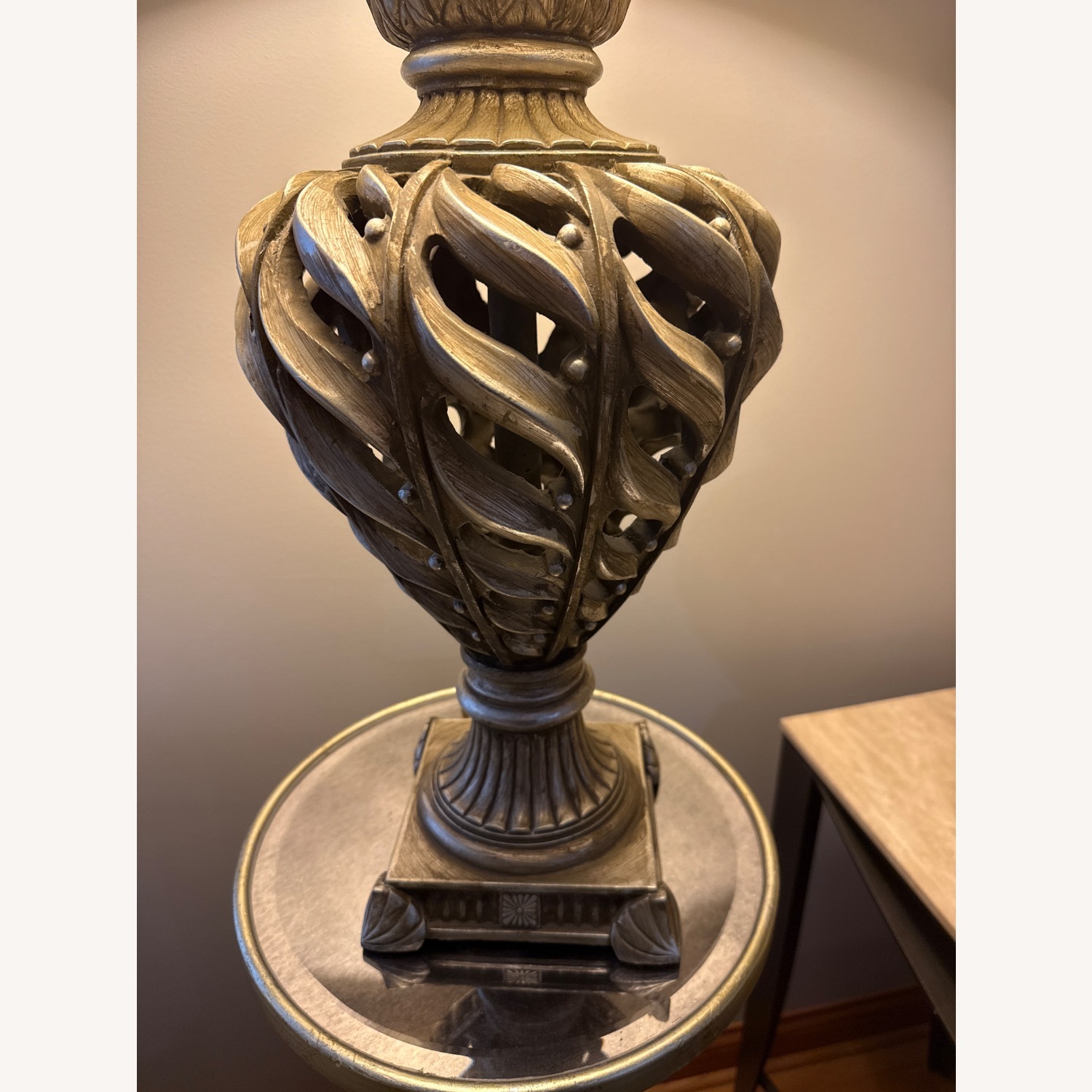 Bernhardt Furniture Silver Metal Table Lamps - image-3