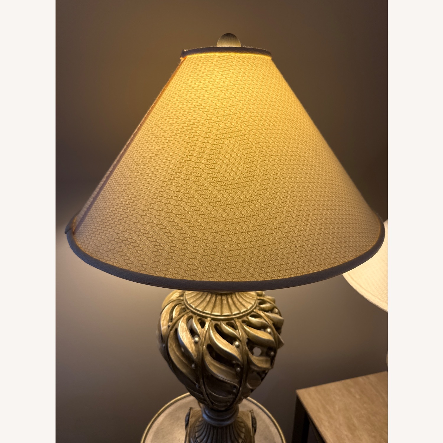Bernhardt Furniture Silver Metal Table Lamps - image-5