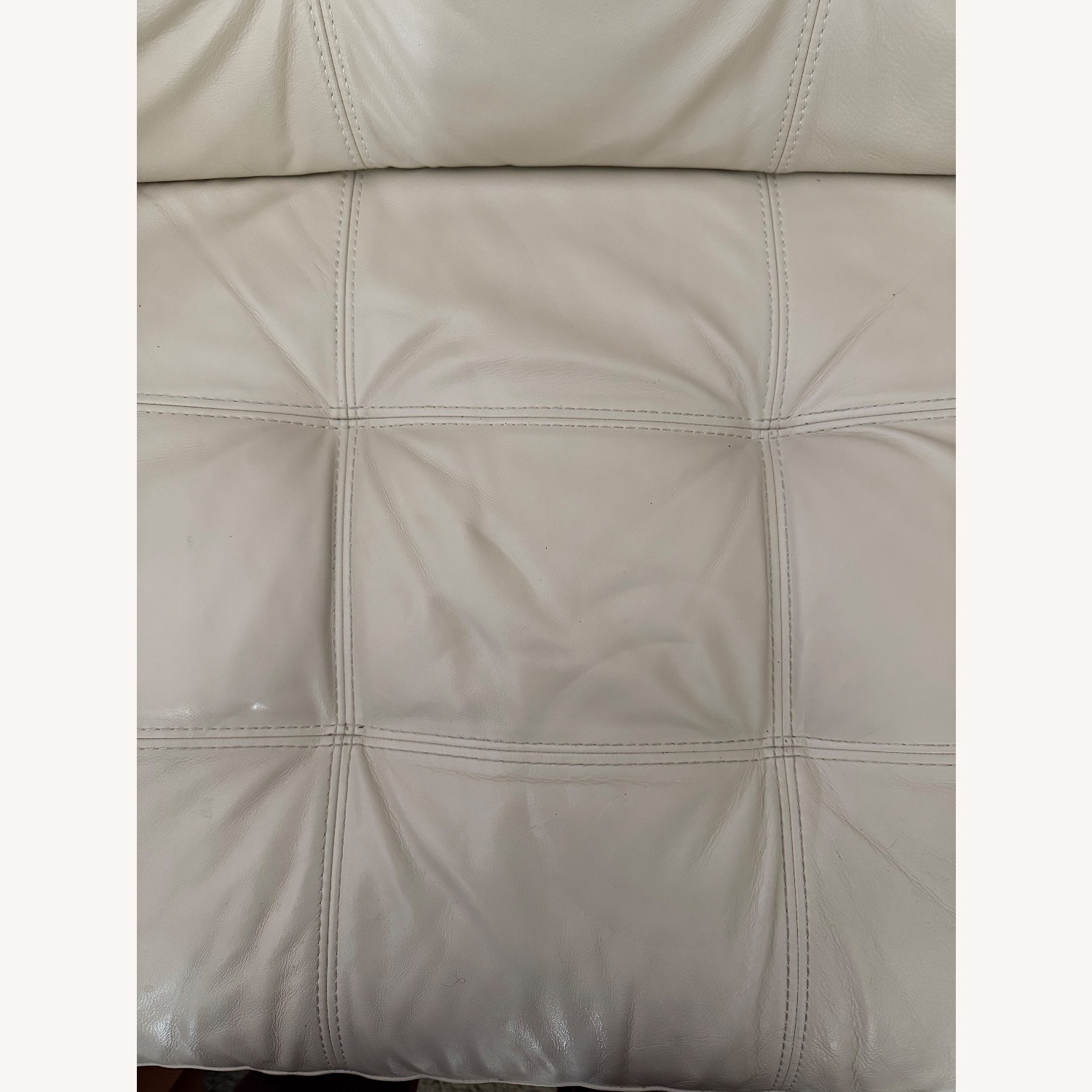 Macy's Wide Leather Chair - image-4