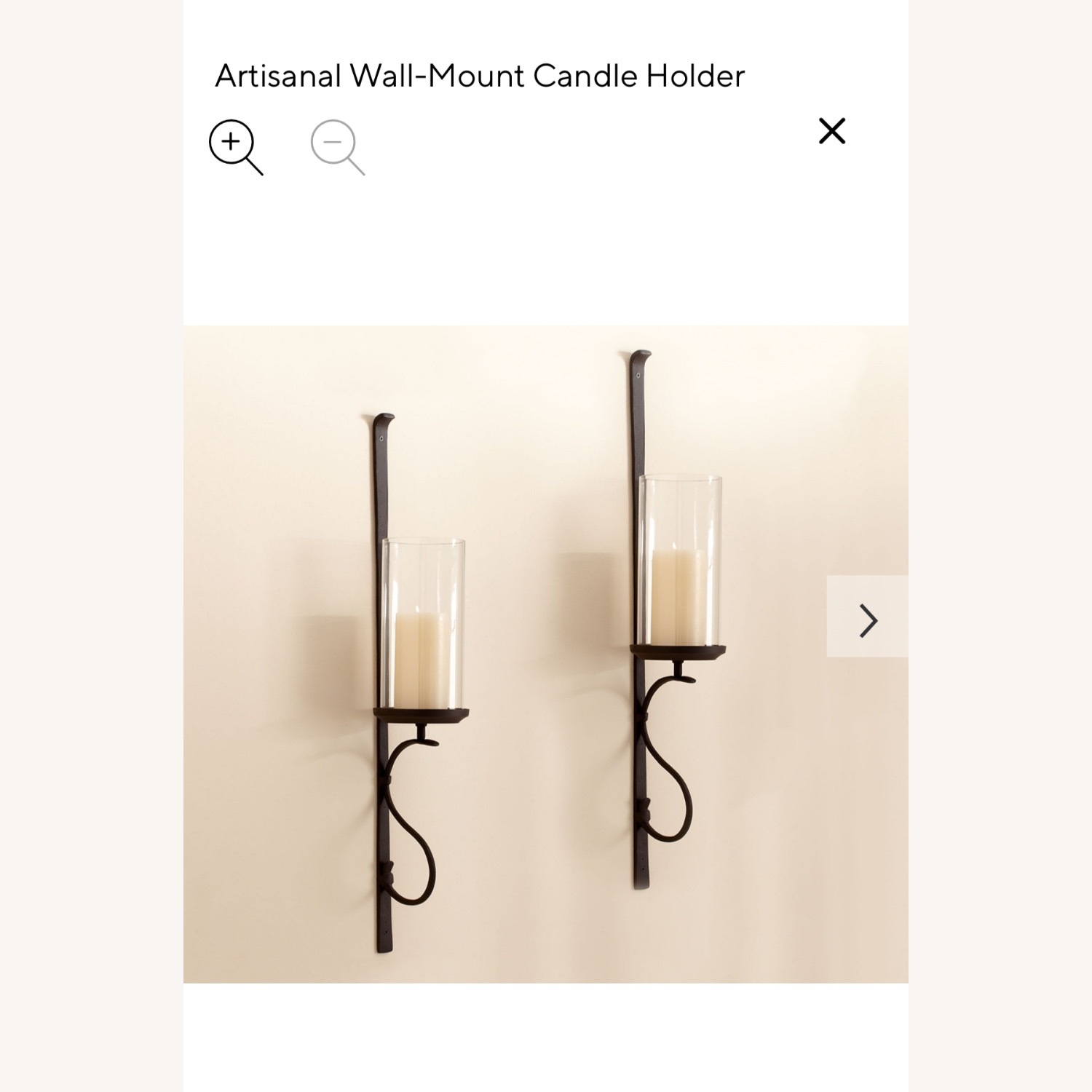 Pottery Barn Artisanal Wall Mount Candle Holders - image-3