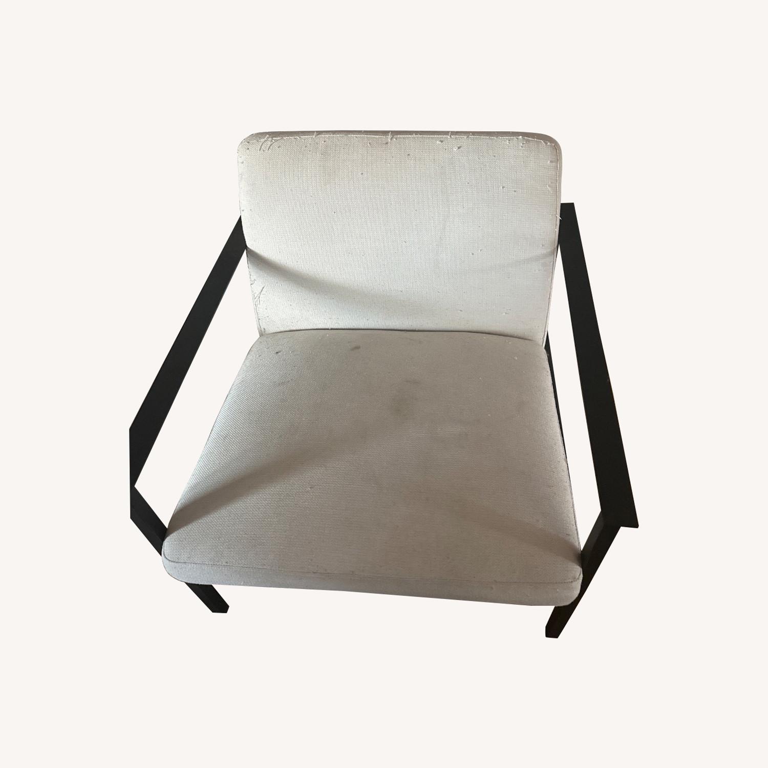 CB2 Cue White Accent Chair, Set of 2 - image-5