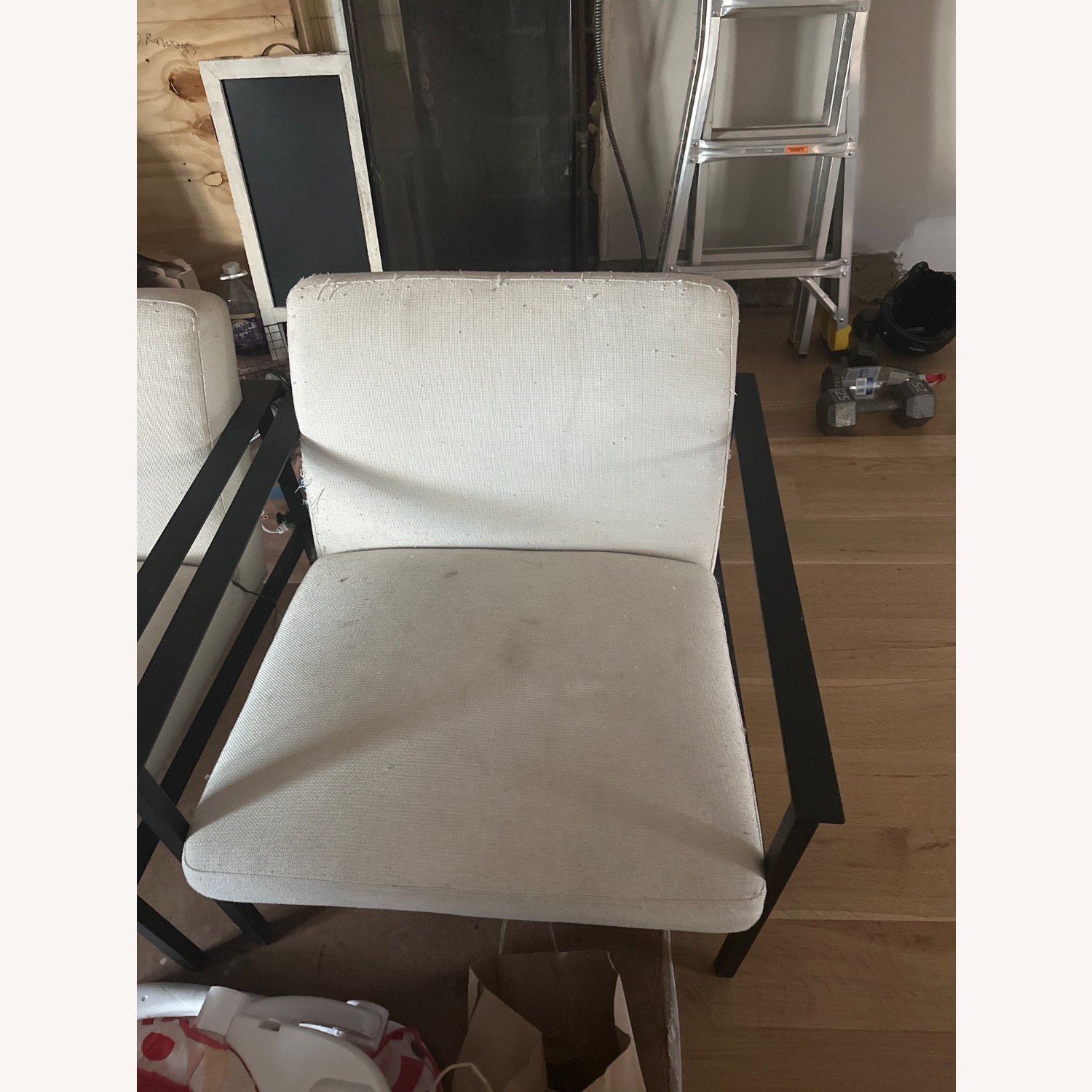 CB2 Cue White Accent Chair, Set of 2 - image-2